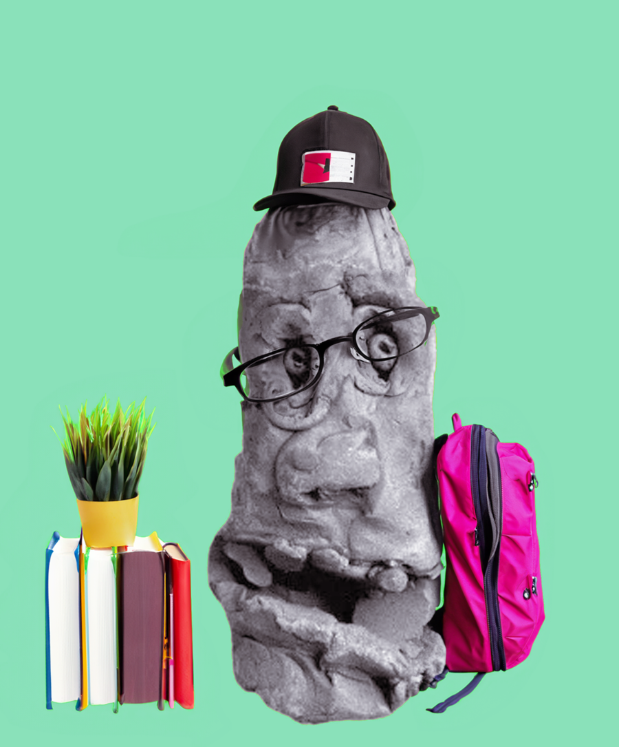 maszkaron grafika